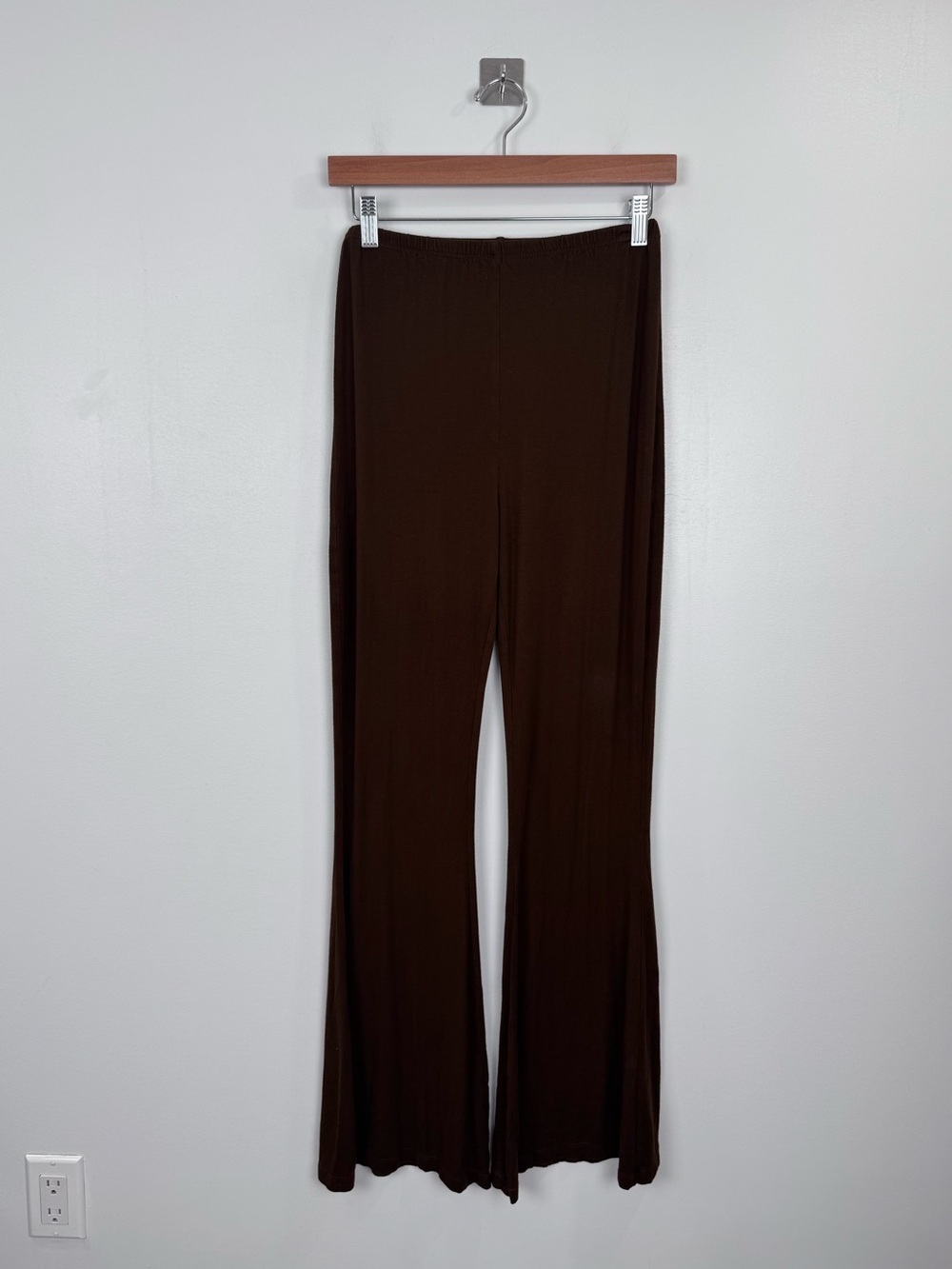 Hara The Label Women Brown Wide Leg Pant Size Small
